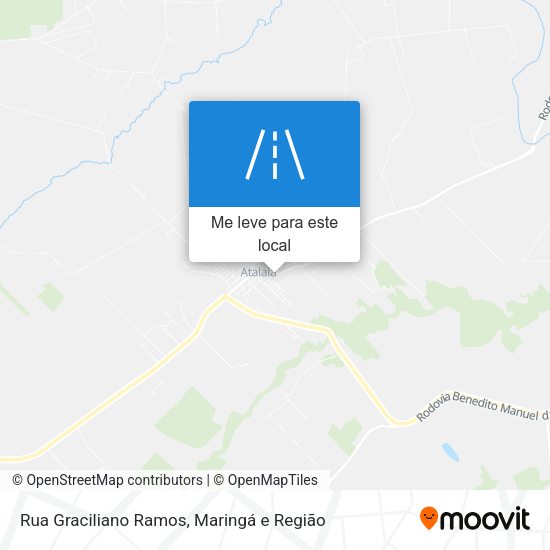 Rua Graciliano Ramos mapa
