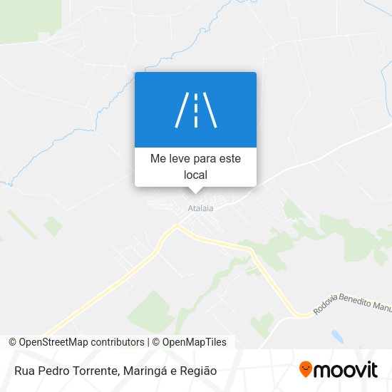 Rua Pedro Torrente mapa