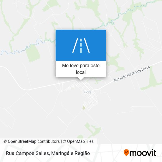 Rua Campos Salles mapa