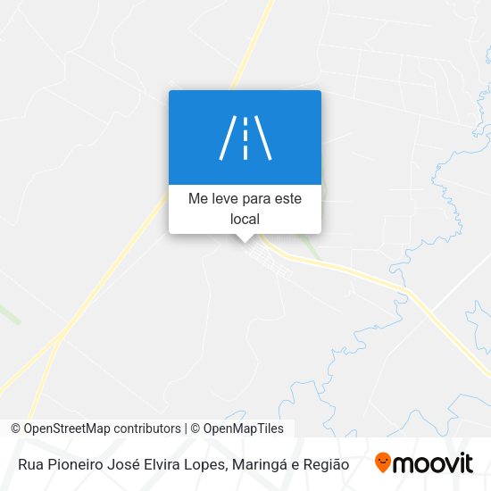 Rua Pioneiro José Elvira Lopes mapa