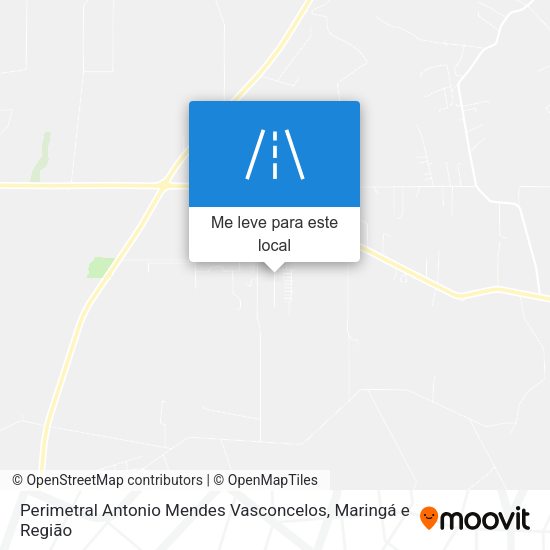 Perimetral Antonio Mendes Vasconcelos mapa