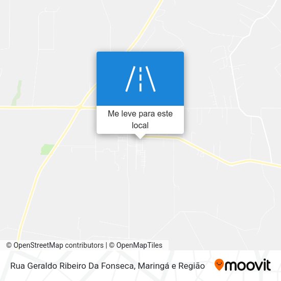 Rua Geraldo Ribeiro Da Fonseca mapa