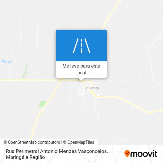 Rua Perimetral Antonio Mendes Vasconcelos mapa