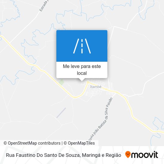 Rua Faustino Do Santo De Souza mapa