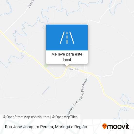 Rua José Joaquim Pereira mapa