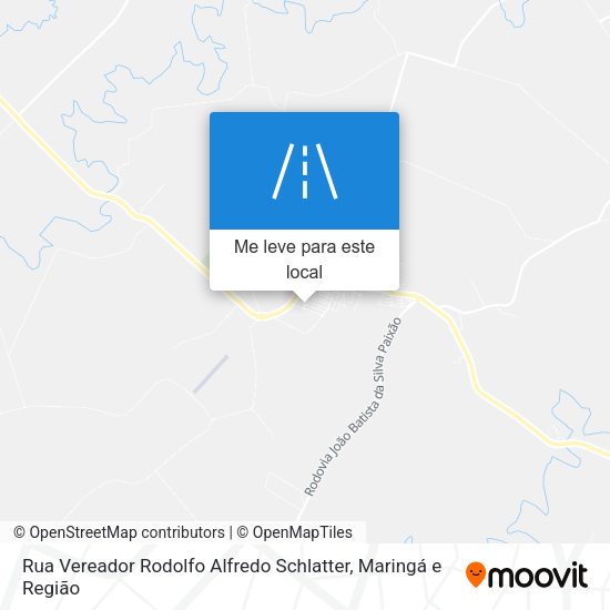 Rua Vereador Rodolfo Alfredo Schlatter mapa