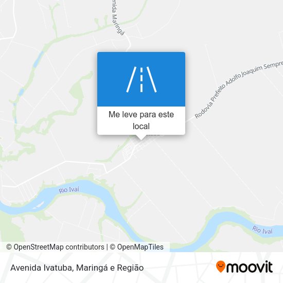 Avenida Ivatuba mapa