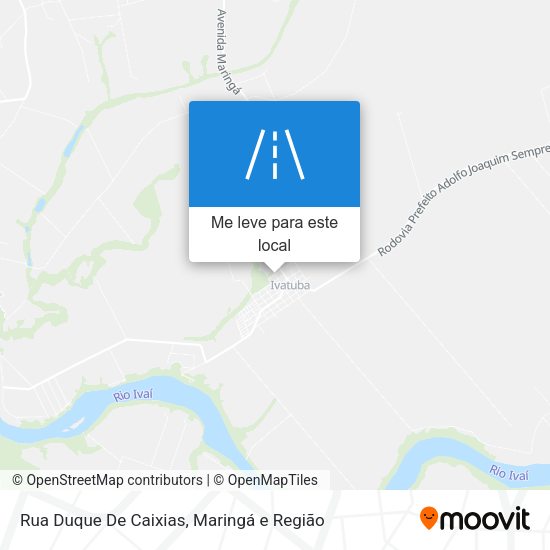 Rua Duque De Caixias mapa