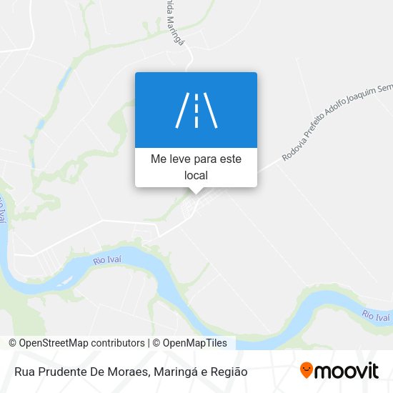 Rua Prudente De Moraes mapa
