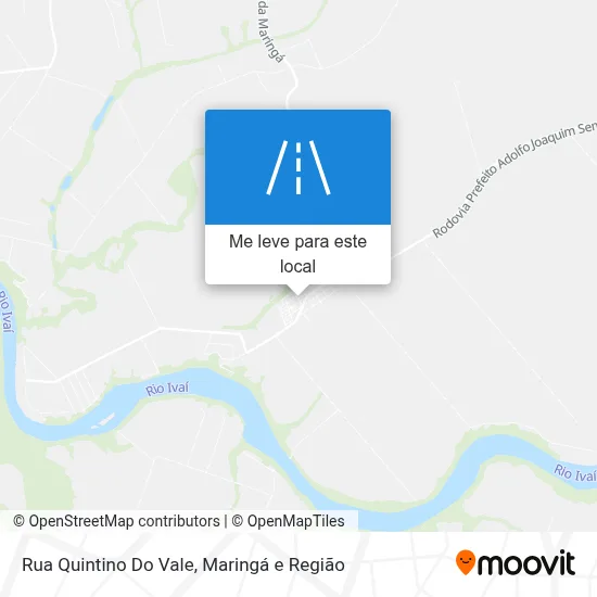 Rua Quintino Do Vale mapa
