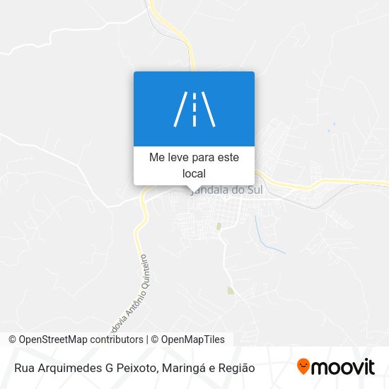Rua Arquimedes G Peixoto mapa