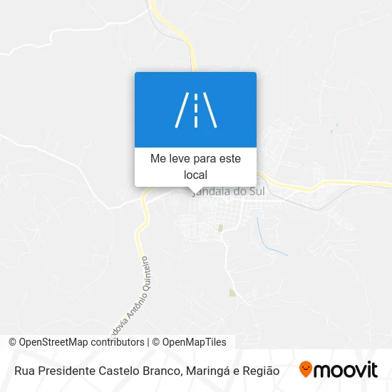 Rua Presidente Castelo Branco mapa