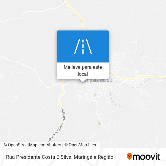 Rua Presidente Costa E Silva mapa