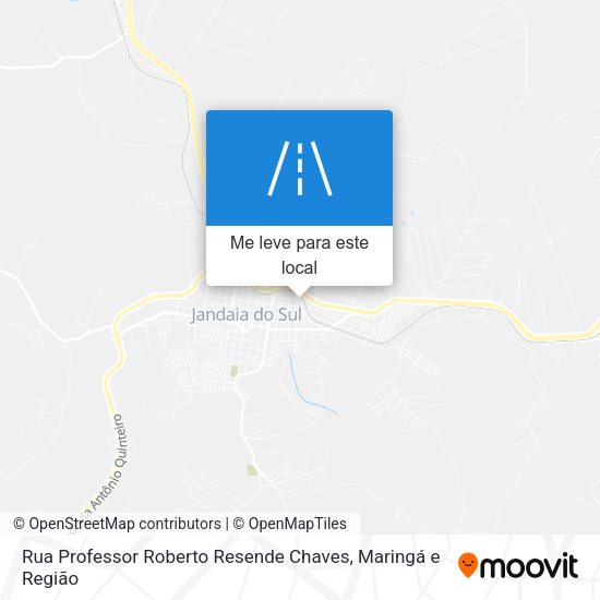 Rua Professor Roberto Resende Chaves mapa