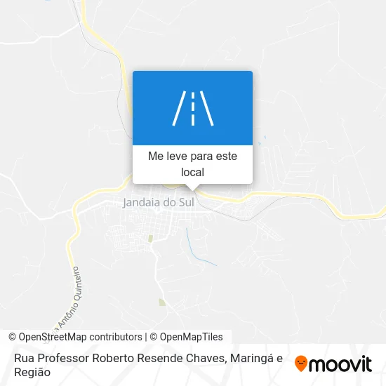 Rua Professor Roberto Resende Chaves mapa