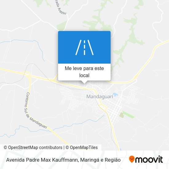 Avenida Padre Max Kauffmann mapa