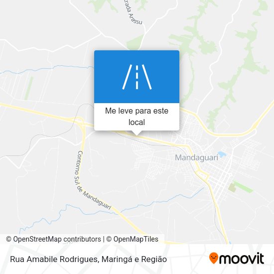 Rua Amabile Rodrigues mapa