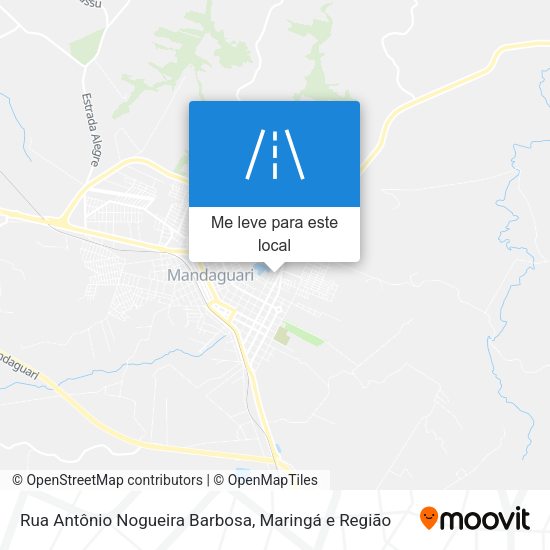 Rua Antônio Nogueira Barbosa mapa