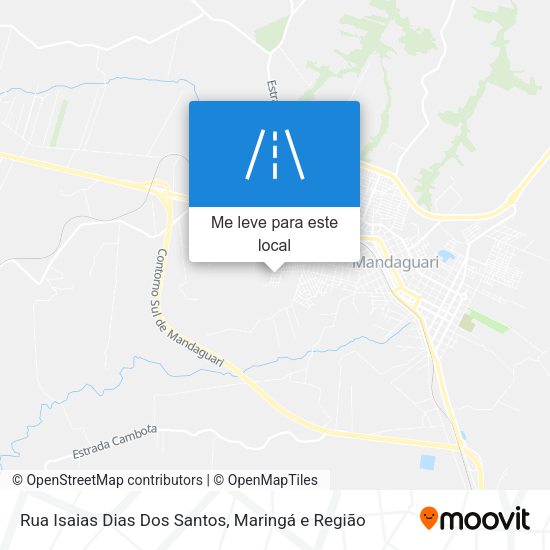 Rua Isaias Dias Dos Santos mapa