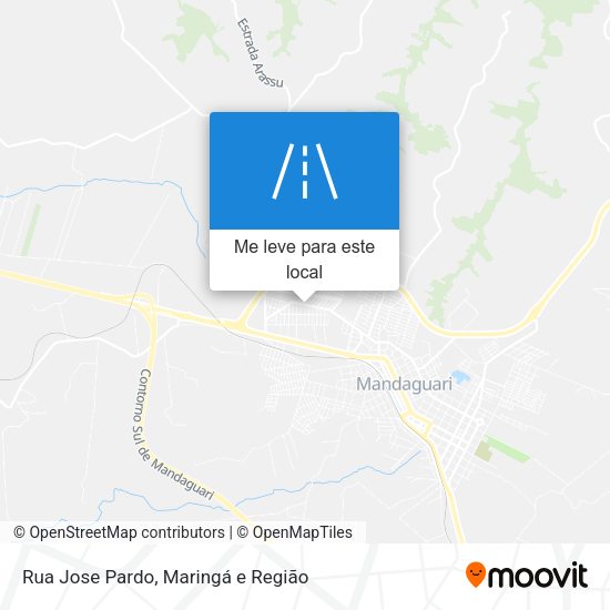 Rua Jose Pardo mapa