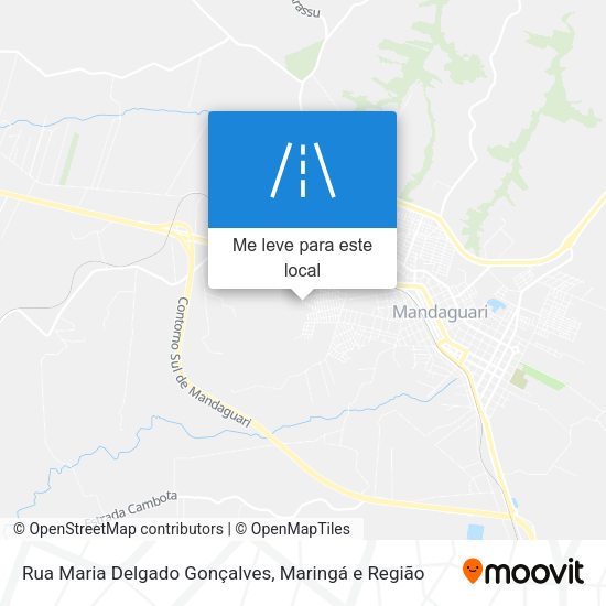 Rua Maria Delgado Gonçalves mapa