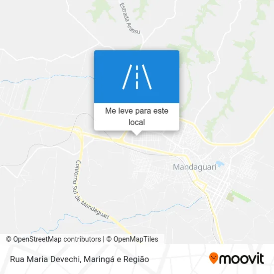 Rua Maria Devechi mapa