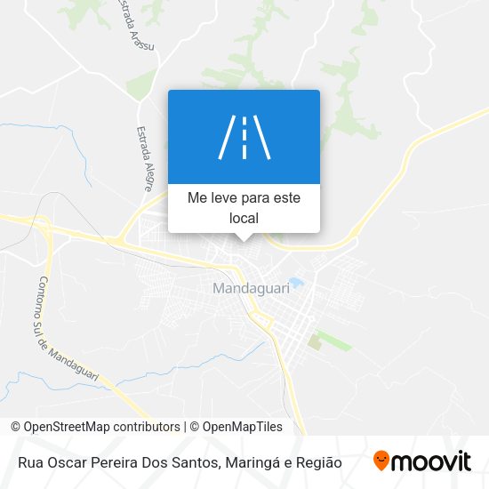 Rua Oscar Pereira Dos Santos mapa