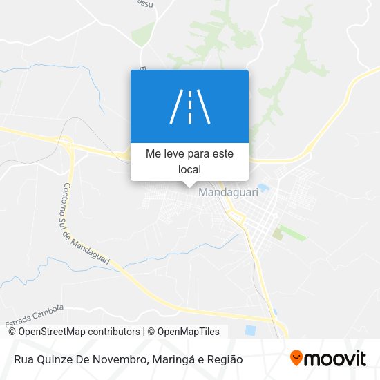 Rua Quinze De Novembro mapa