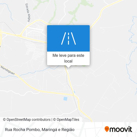 Rua Rocha Pombo mapa