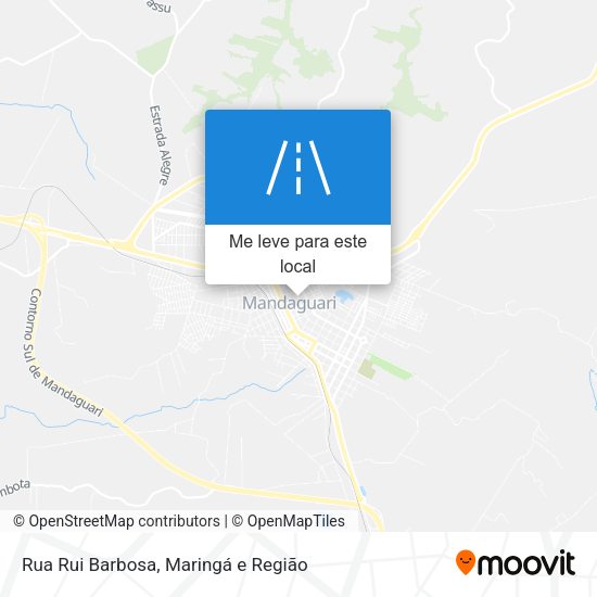 Rua Rui Barbosa mapa