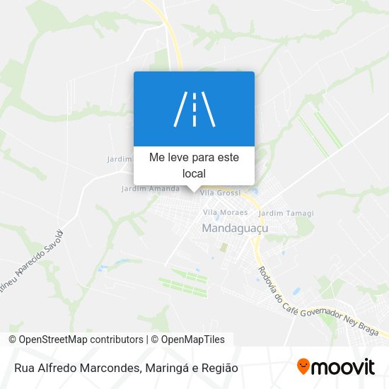 Rua Alfredo Marcondes mapa