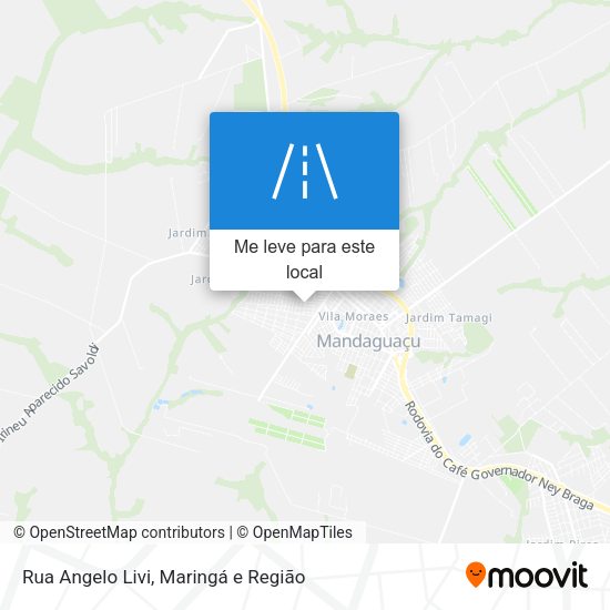 Rua Angelo Livi mapa