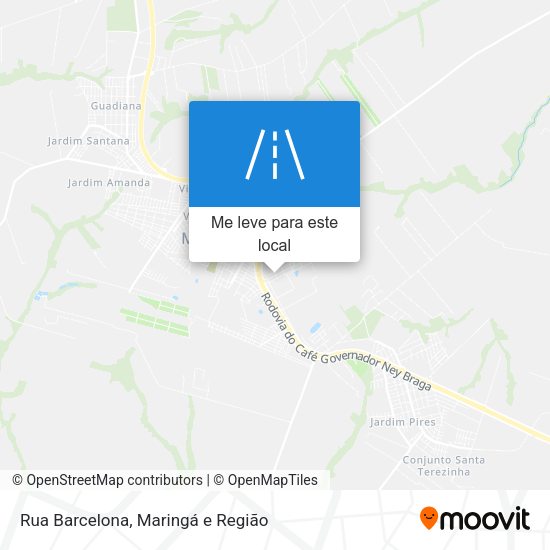 Rua Barcelona mapa