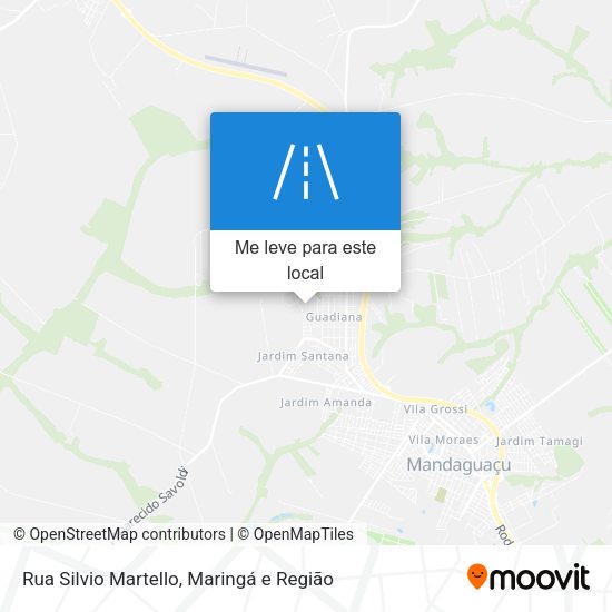 Rua Silvio Martello mapa