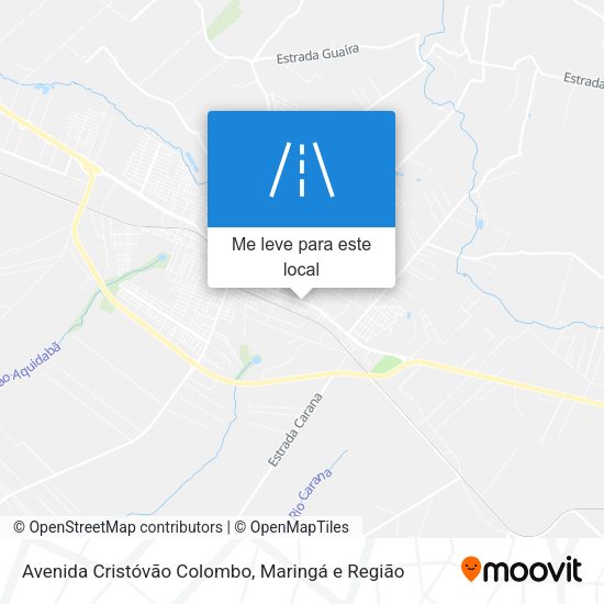 Avenida Cristóvão Colombo mapa