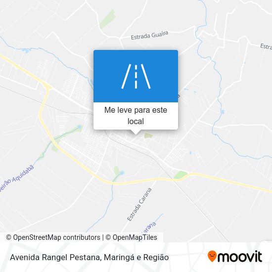 Avenida Rangel Pestana mapa