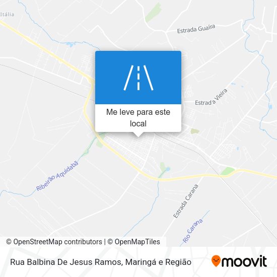 Rua Balbina De Jesus Ramos mapa