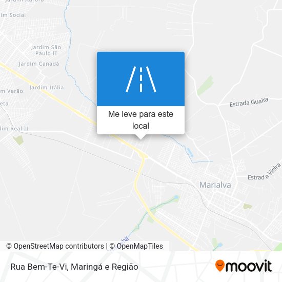 Rua Bem-Te-Vi mapa