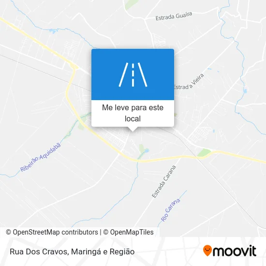 Rua Dos Cravos mapa