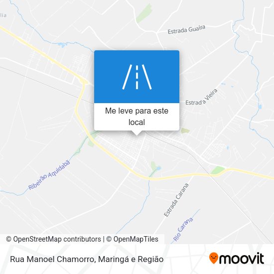 Rua Manoel Chamorro mapa