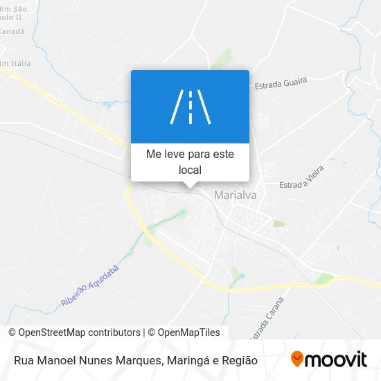 Rua Manoel Nunes Marques mapa