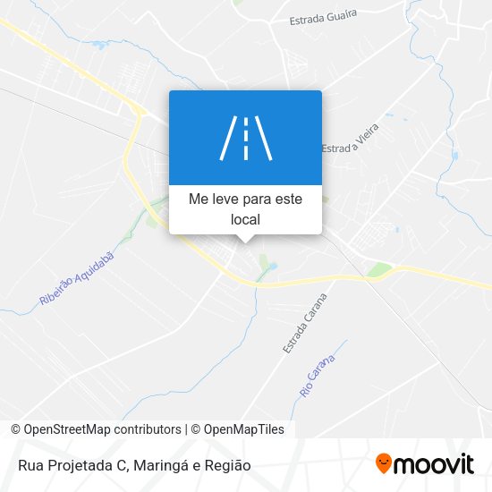 Rua Projetada C mapa