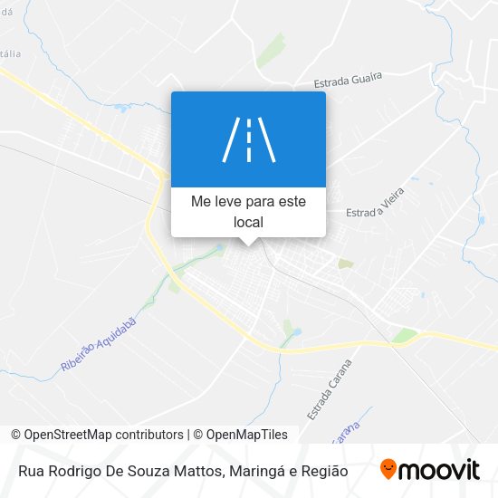Rua Rodrigo De Souza Mattos mapa