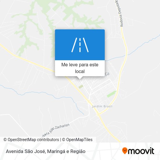 Avenida São José mapa