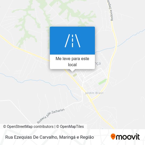 Rua Ezequias De Carvalho mapa