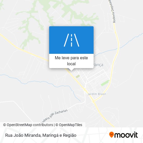 Rua João Miranda mapa