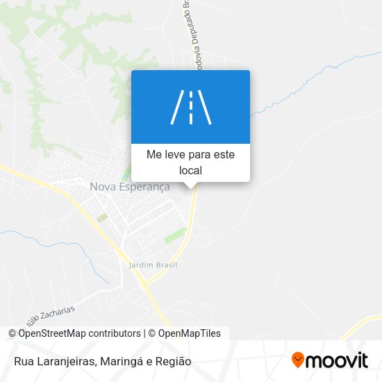 Rua Laranjeiras mapa