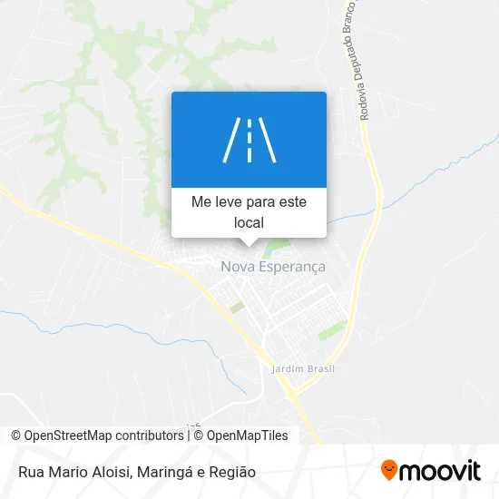 Rua Mario Aloisi mapa