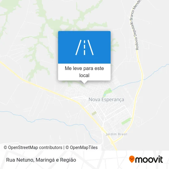 Rua Netuno mapa
