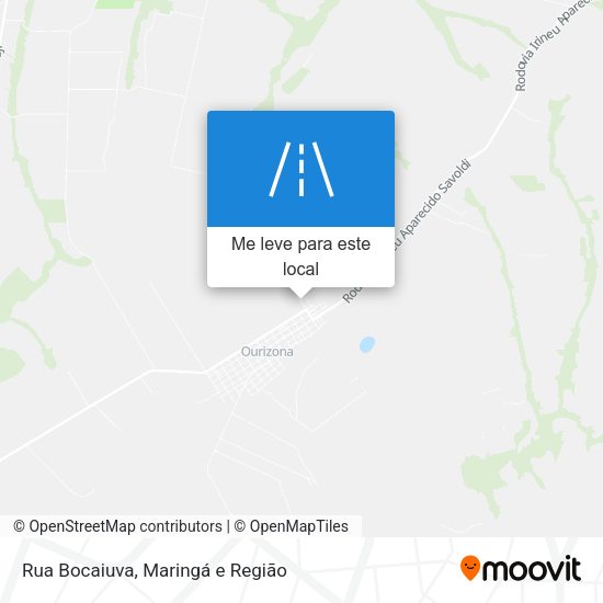 Rua Bocaiuva mapa